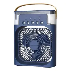 GENERICO - Ventilador Humidificador Portátil USB con Luces LED