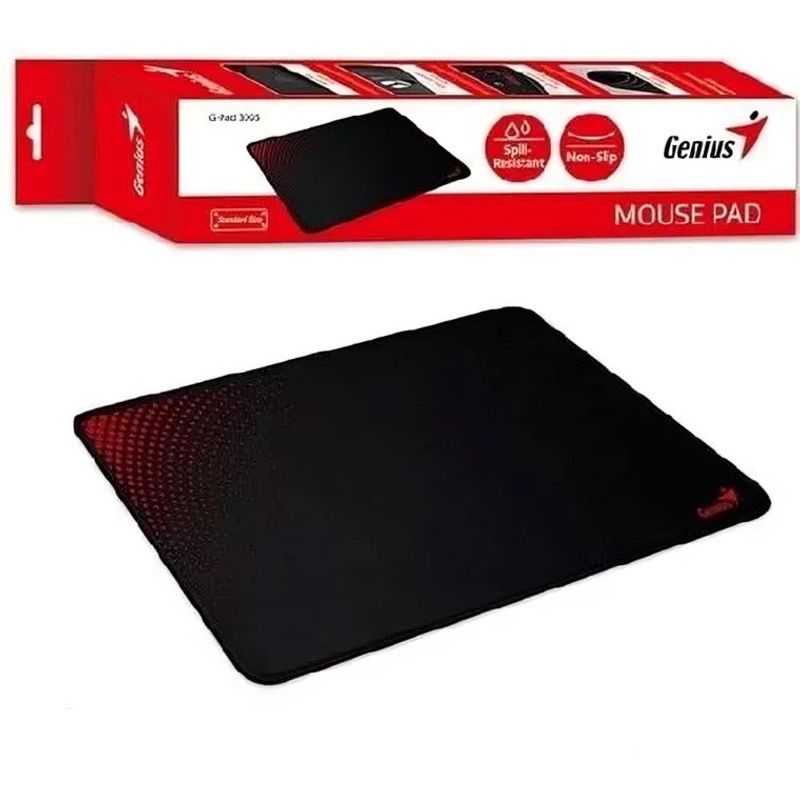 GENIUS - Mouse pad basico negro  230 x 190 x 25mm