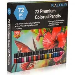GENERICO - Juego de 72 Lápices de Colores para Dibujo y Arte