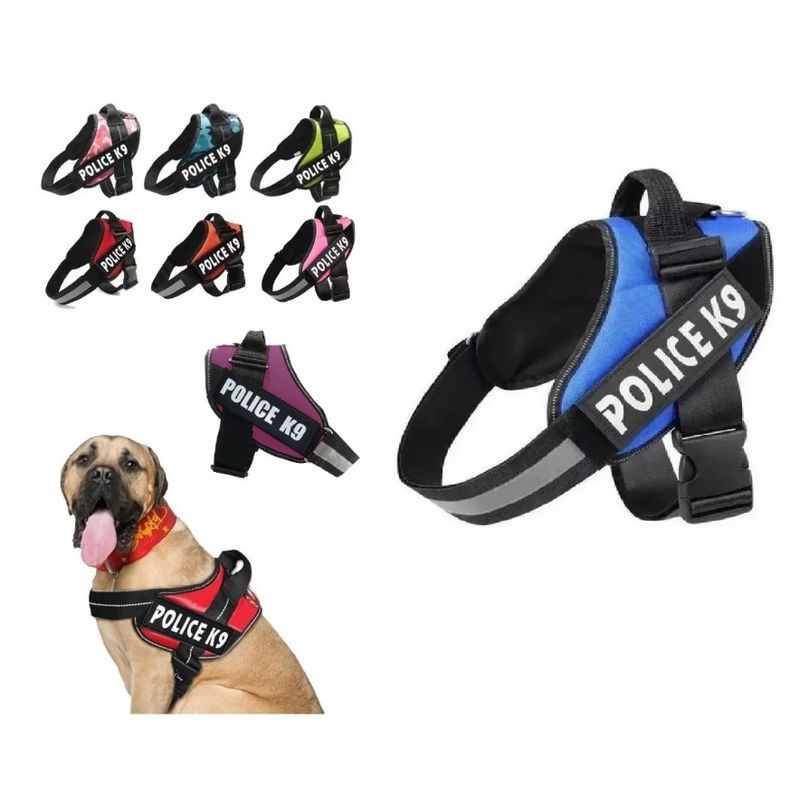GENERICO - Arnes Police K9 Reforzado Perros Medianos Grandes M L Xl