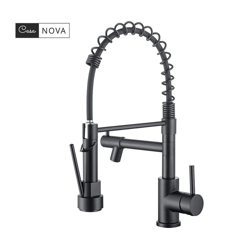 CASA NEW - Grifo llave lavaplatos monomando cocina extensible triple nergo
