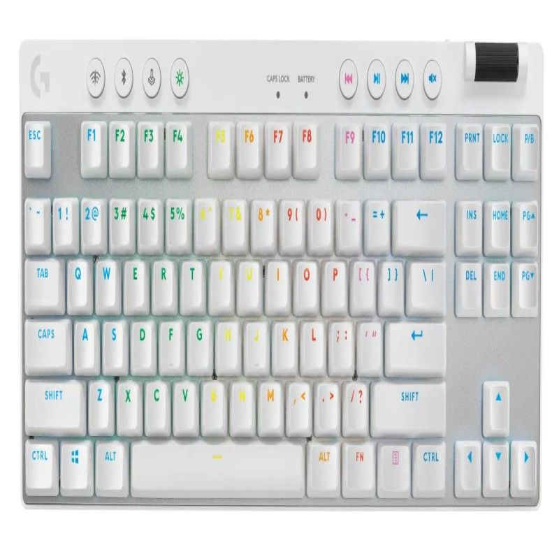 LOGITECH - Logitech PRO X TKL Lightspeed English blanco