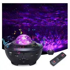 GENERICO - Proyector De Galaxia Estrellas Led Y Sonido Bluetooth