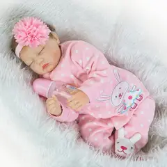 CASA NEW - Muñeca bebe reborn vinilo de silicona juguetes para 55cm