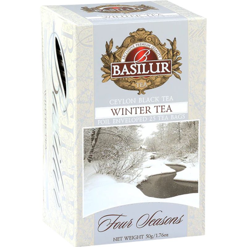 BASILUR - CEYLON BLACK TEA WINTER TEA TOUR SEASONS 25S BASILUR