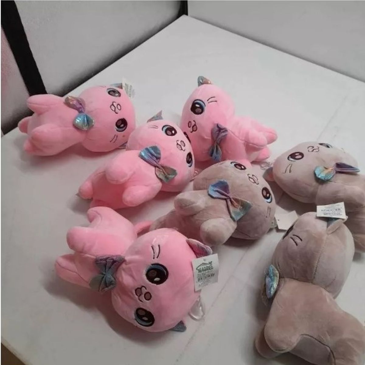 GENERICO - Peluche Gato Kawaii Gris