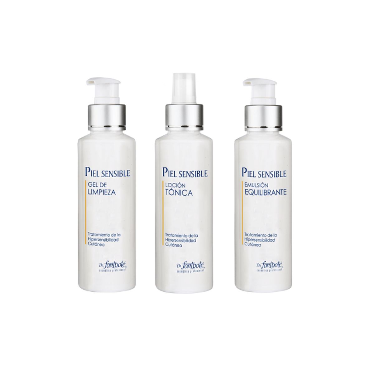 DR FONTBOTE - KIT para Piel Sensible Gel + Loción + Emulsión para Piel Sensible Dr Fontboté.-