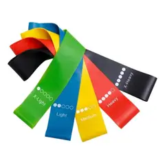 GENERICO - Pack de Bandas Elásticas de Resistencia para Fitness