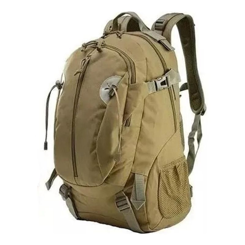 GENERICO - Mochila Táctica Militar 40L en Color Ocre Diseño Resistente