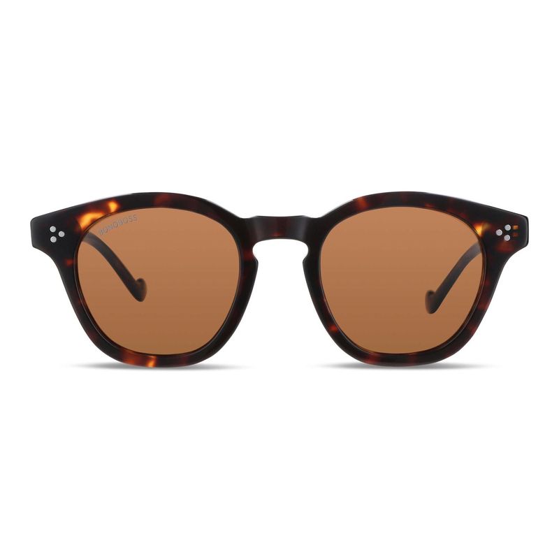 BONOBOSS - Lentes de Sol Redondos Retro Lenga Polarizados Bonoboss