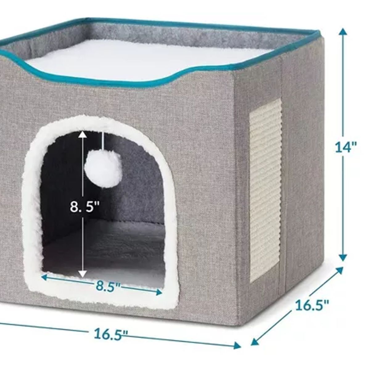 GENERICO - Cama Casa Iglu Para Mascotas Gato Y Perro Pequeño