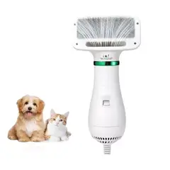 GENERICO - Peine Secador Cepillo Pelo Perro Gato Mascota 2 En 1