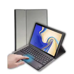 GENERICO - Funda Para Samsung A9 Plus 11 + Teclado Touchpad Español - Negro