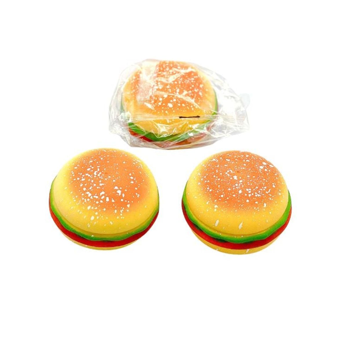 CRUSEC - Pelota Antiestrés Hamburguesa Caja 12 Unidades