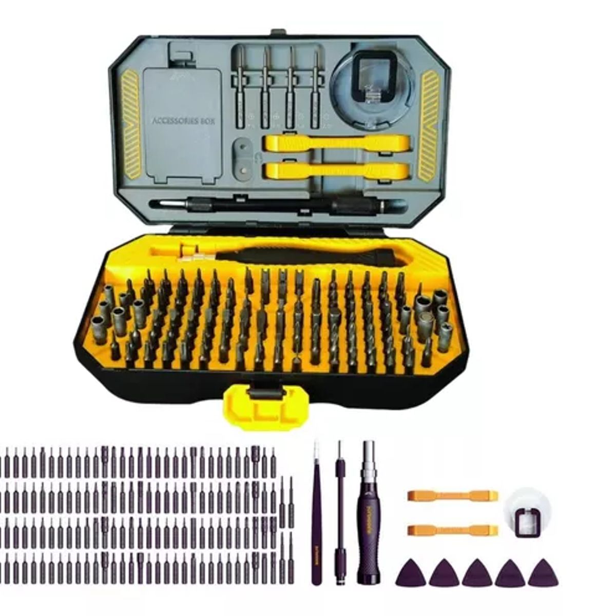 GENERICO - Juego Kit De Destornilladores Precision 145 En1 Desarmadores