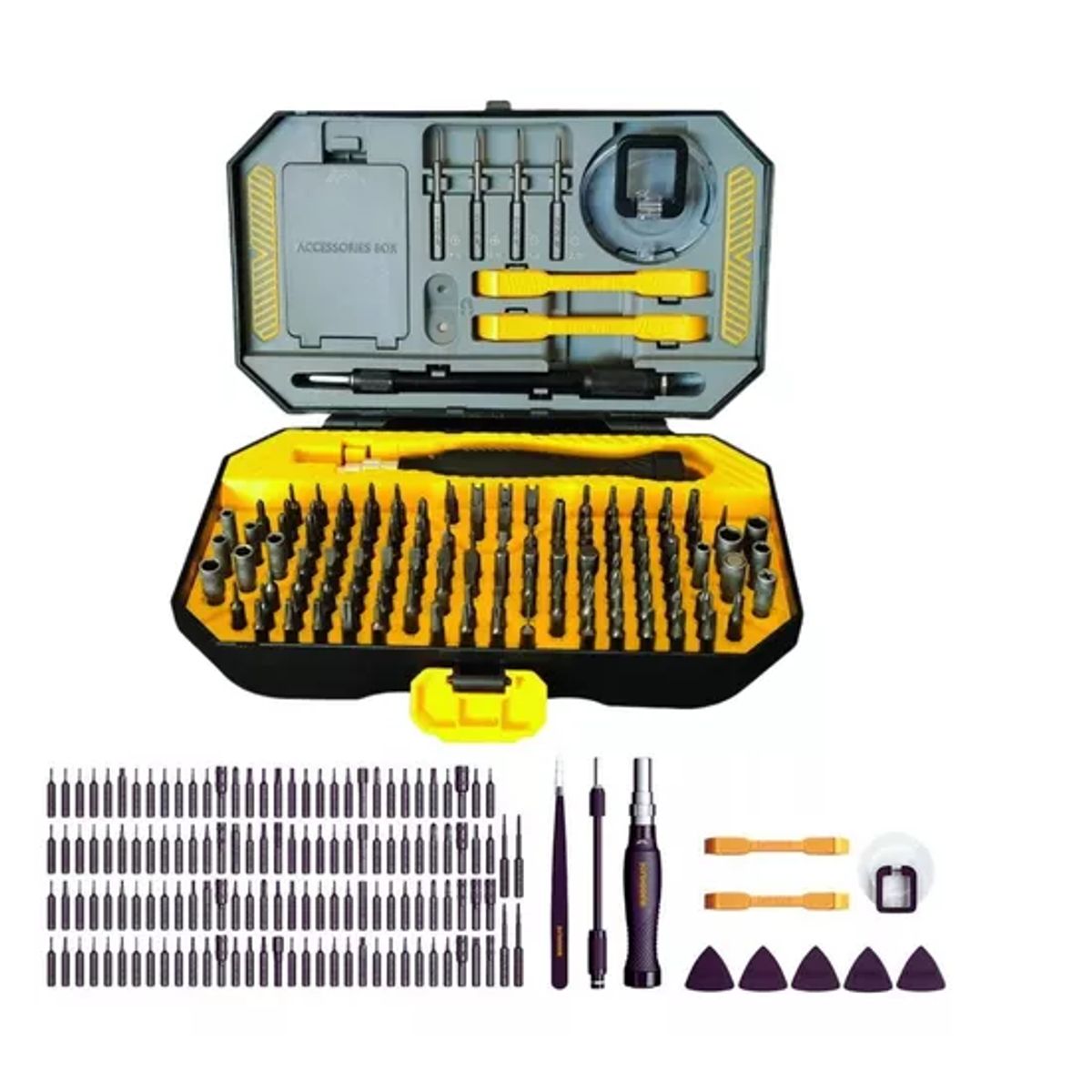 GENERICO - Juego Kit De Destornilladores Precision 145 En1 Desarmadores