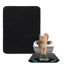GENERICO - Alfombra Para Atrapar Arena De Gatos Arenero Gato Baño 5557