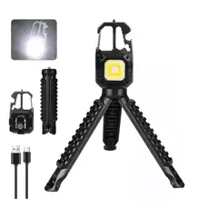 GENERICO - Linterna Led De Llavero Gancho Recargable Portátil