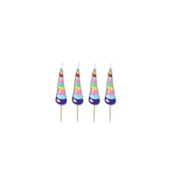 GENERICO - Velas Unicornio 4pcs