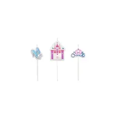 GENERICO - Velas Castillo Princesa 3pcs