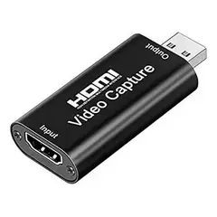 GENERICO - Capturadora de Video HDMI USB 1080p para Streaming y Grabación