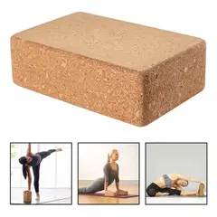 GENERICO - Bloque de Corcho para Yoga y Pilates - Alta Densidad