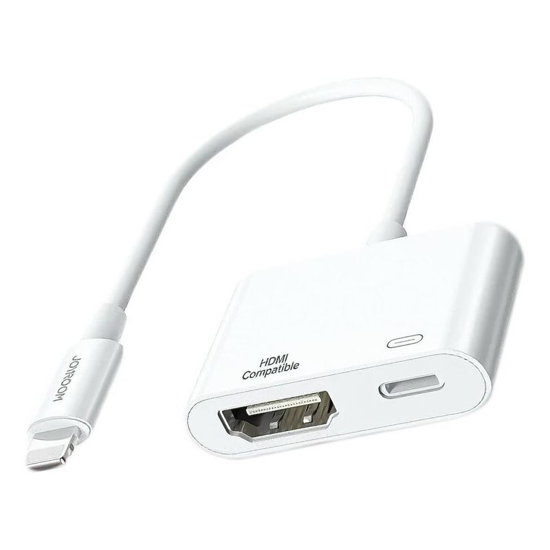 GENERICO - Adaptador HDMI a Lightning 2 en 1 para TV y Carga