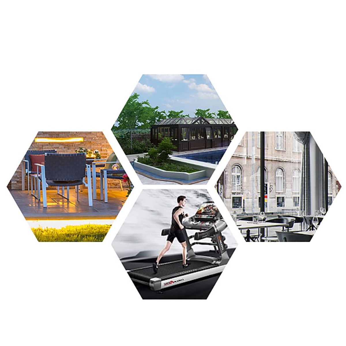 CASA NEW - Toldos Vela De 3mx3mx3m Impermeable Y Resistente Al Sol Beige