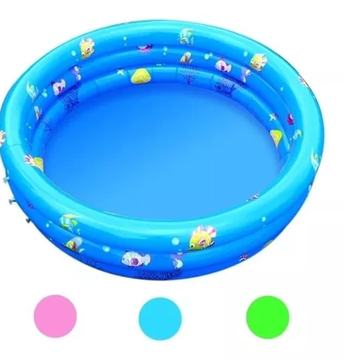 GENERICO - Piscina Inflable Plástico Bebe 3 Anillos 80 X 35 Cms Verano