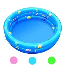 GENERICO - Piscina Inflable Plástico Bebe 3 Anillos 80 X 35 Cms Verano