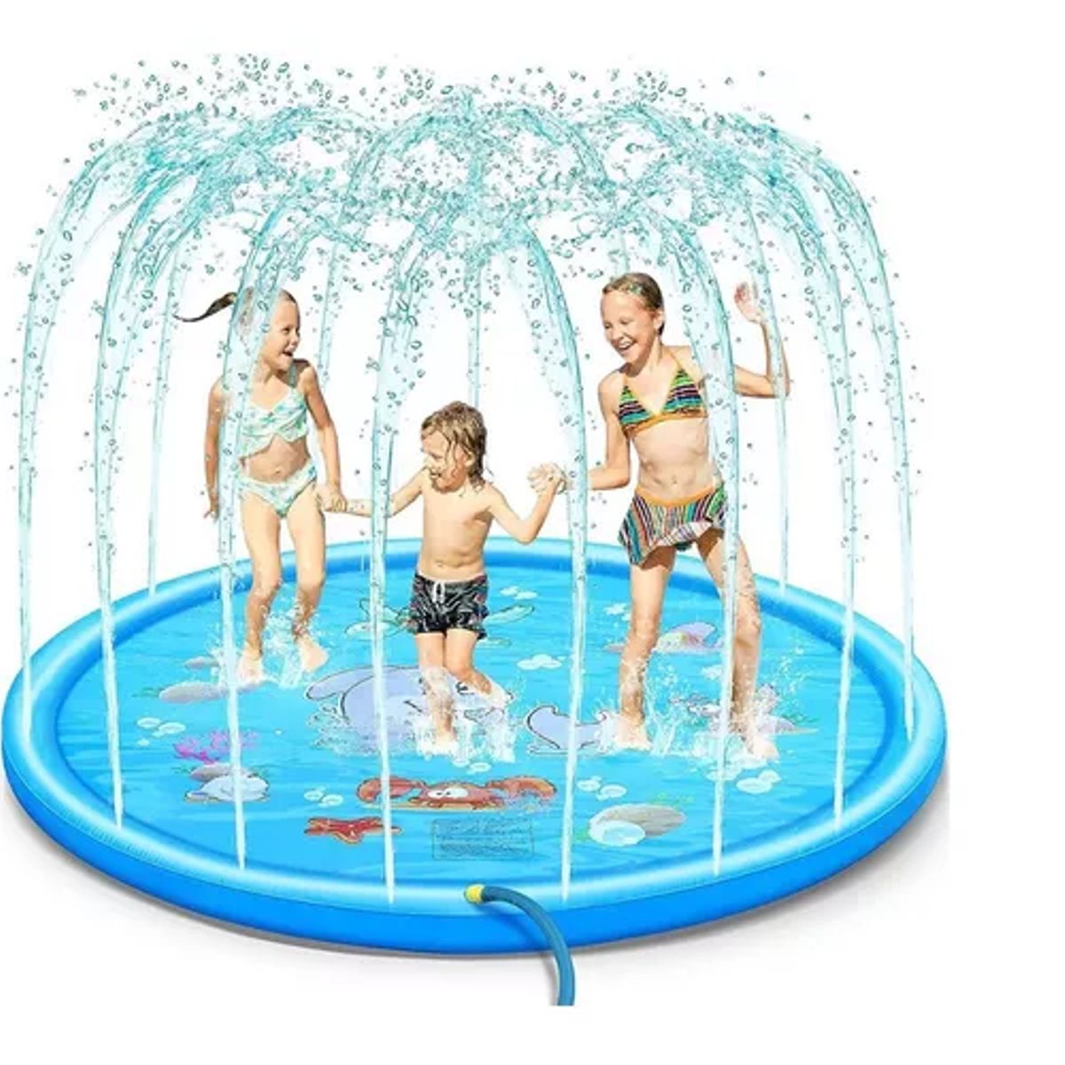 GENERICO - Piscina Inflable Alfombra Tipo Fuentes Niños 1.7 Mtrs