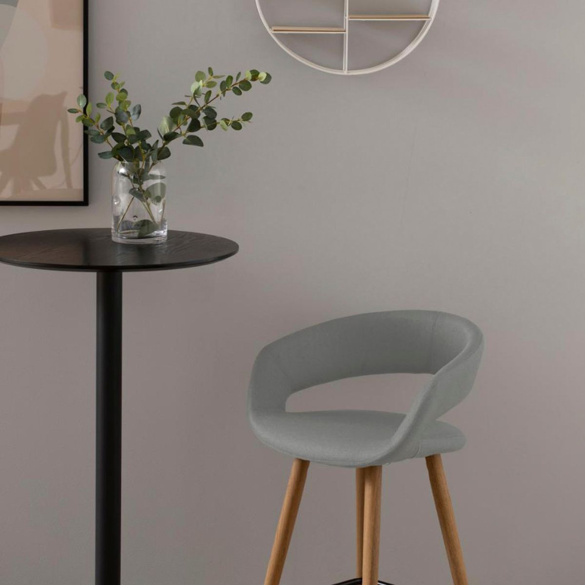 FORM DESIGN - Taburete medio 66 Tapiz Grace Gris Form