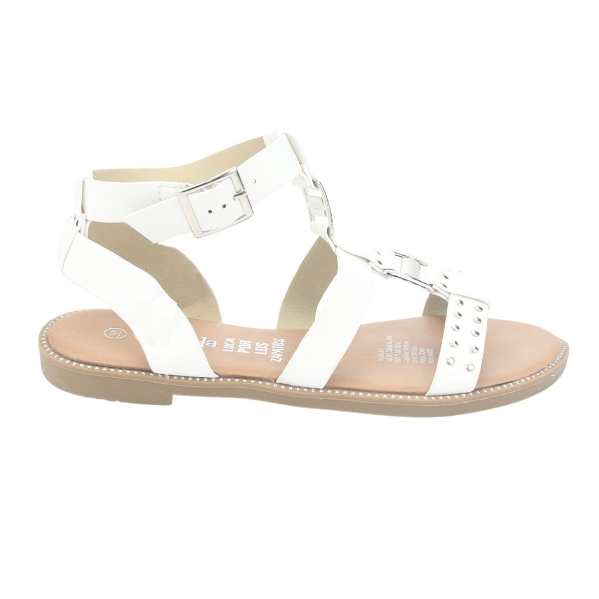 CHALADA - Sandalias Mujer Blanco Casual Chalada Alki-2