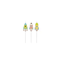 GENERICO - Velas De Cohetes 3pcs