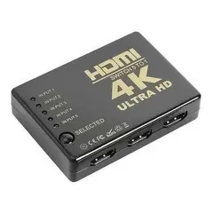 GENERICO - Switch HDMI 5x1 Splitter 4K 2160p 60Hz con Control Remoto