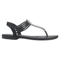 Sandalias Mujer Negro Casual Alki-5
