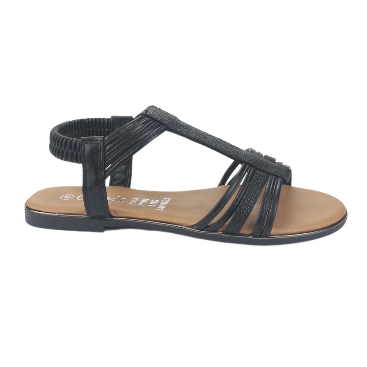 CHALADA - Sandalias Mujer Negro Casual Chalada Alki-1
