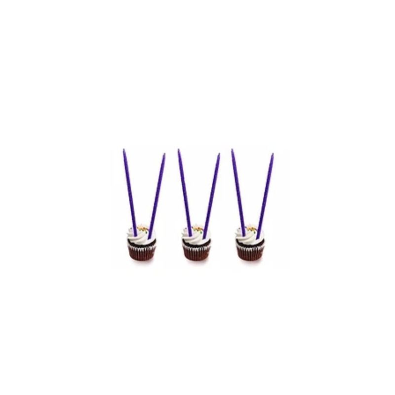 GENERICO - Velas Color Azul Con Glitter