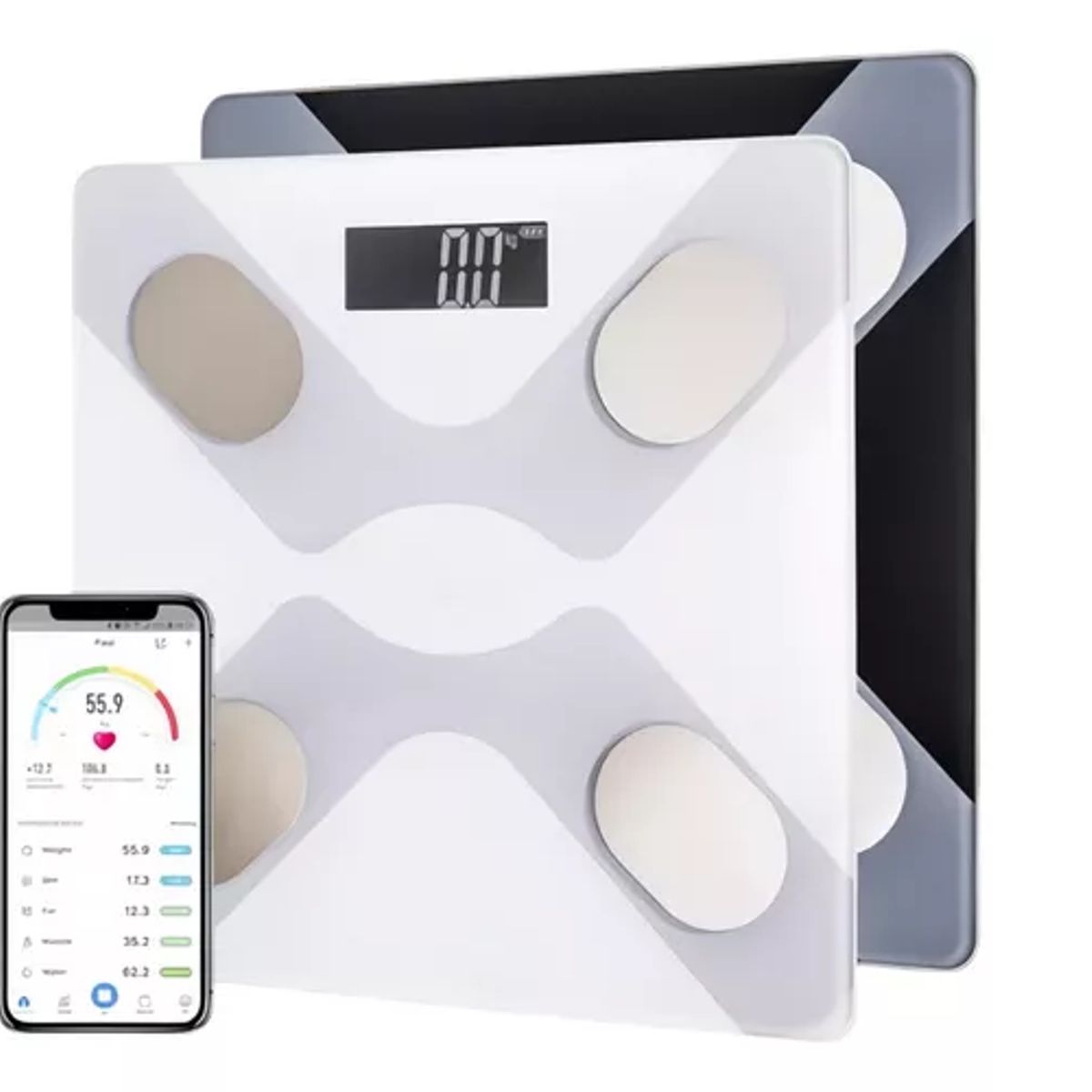 GENERICO - Balanza Pesa Digital Inteligente Bluetooth Smart App