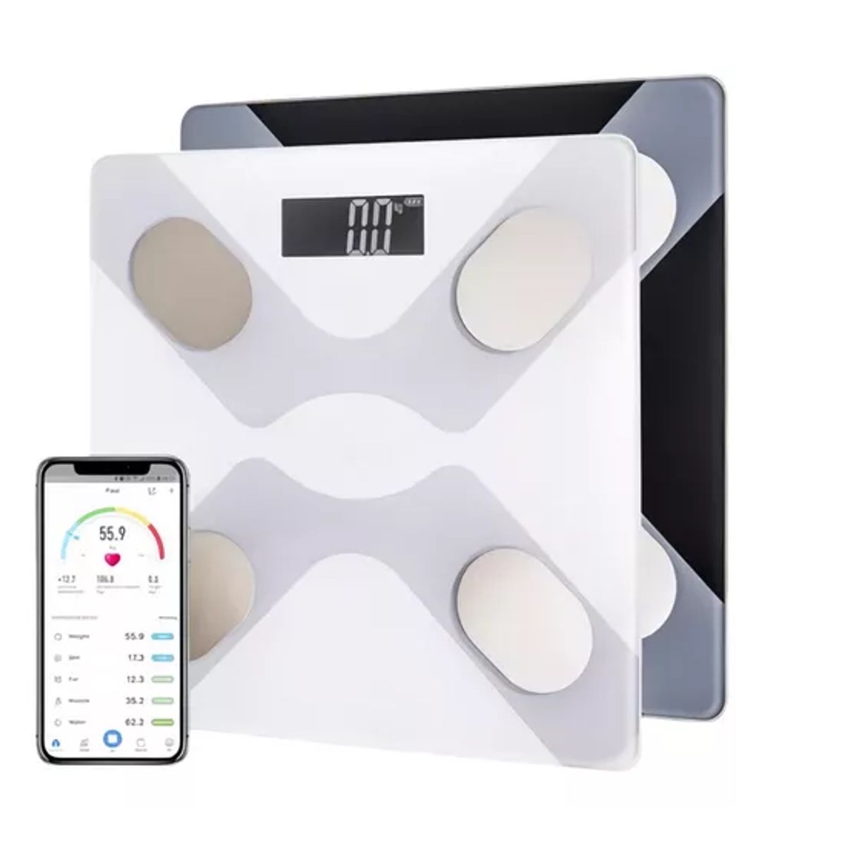 GENERICO - Balanza Pesa Digital Inteligente Bluetooth Smart App