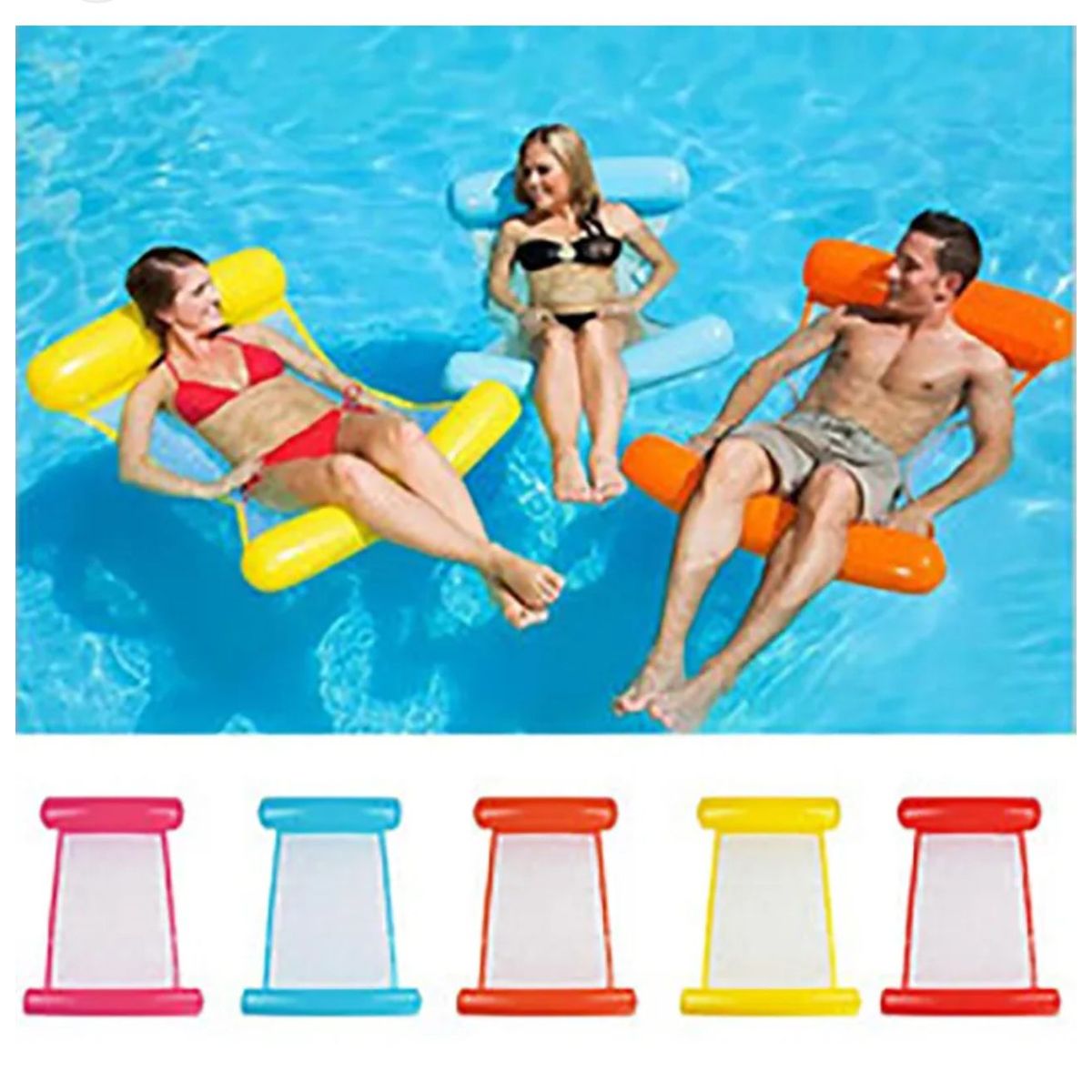 GENERICO - SILLA INFLABLE FLOTADOR COLORES