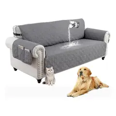 EVERSO - Fundas Cubre Sofa Sillon 3 Plazas Para Mascotas Reversible