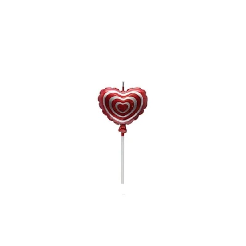 GENERICO - Velas En Forma De Corazón 5x13cm Color Aleatorio