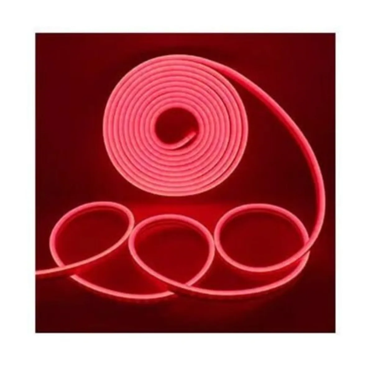 GENERICO - Cinta Led Tira Neon 5 Metros Tik Tok - Rojo