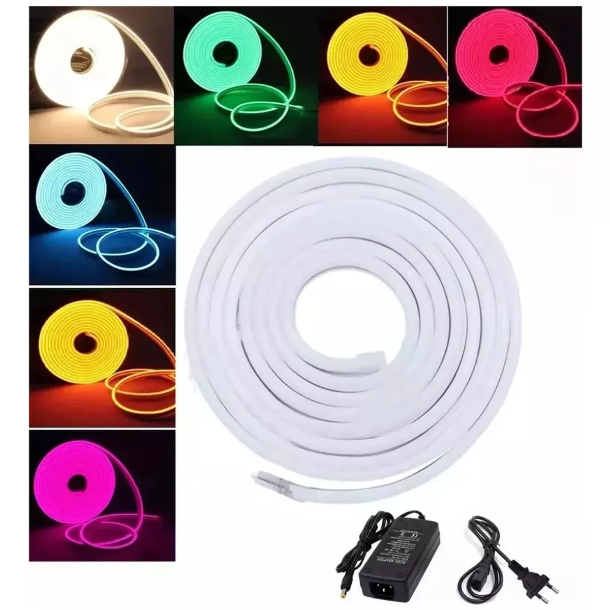 GENERICO - Cinta Led Tira Neon 5 Metros Tik Tok - Rojo