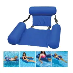 GENERICO - Pack 2 Sillas Flotador Inflable Piscina