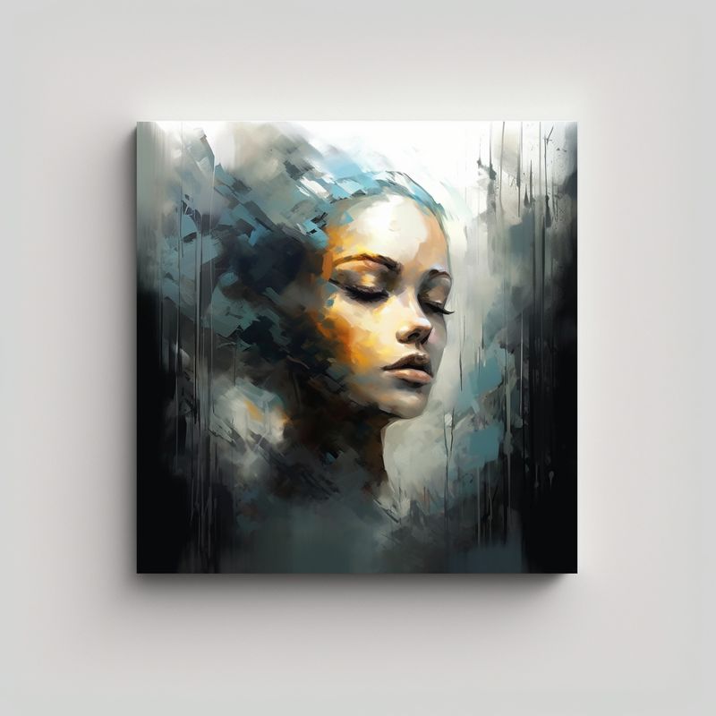 GENERICO - Cuadros Decorativos De Mujeres Arte Imagen 90x90 Cm