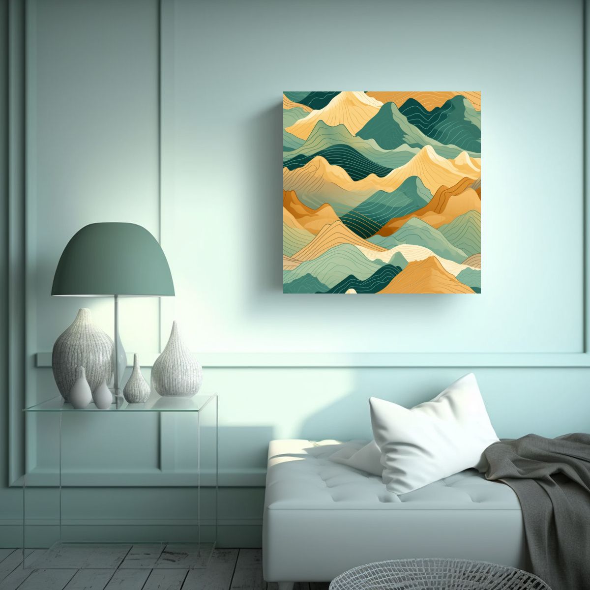 GENERICO - Pinturas Decorativas En Arte Inspirador Gama De 60x60 Cm