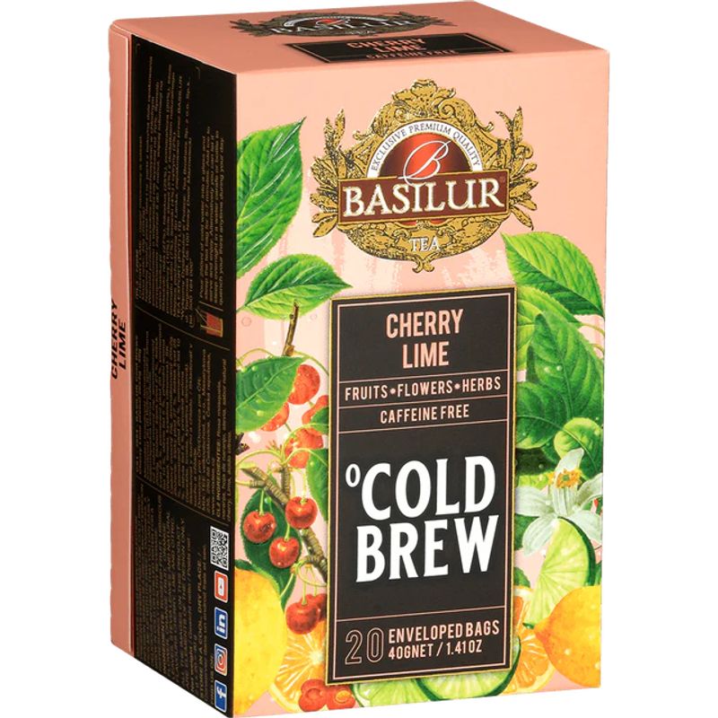 BASILUR - TEA CHERRY LIME COLD BREW 20S BASILUR