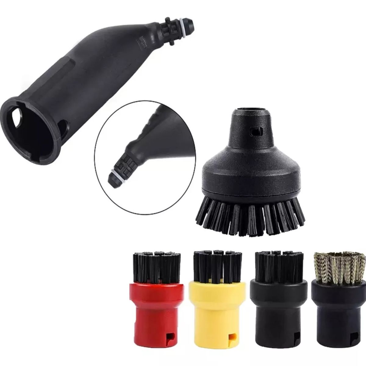 GENERICO - Kit Cepillos Vapor Para Karcher Sc1 A Sc5